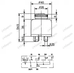 Contact Cu Cheie Case IH 36139, 276590710, 276590240