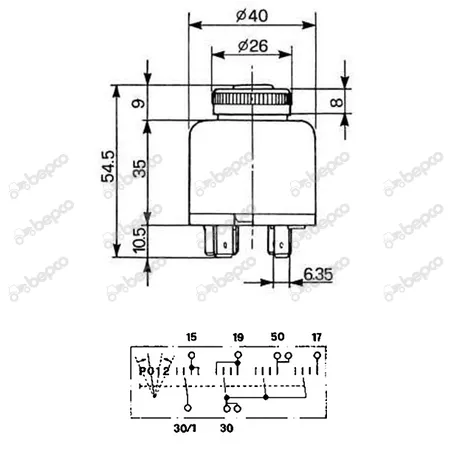 Contact Cu Cheie Case IH 36139, 276590710, 276590240