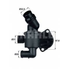 TERMOSTAT LICHID RACIRE AUDI A4 TI3487  03L121111AD Mega - 1