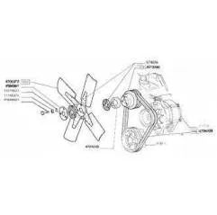 Paleti ventilator Fiat 90-55