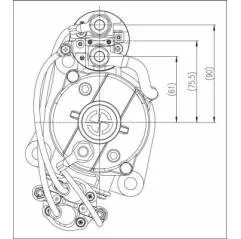 Electromotor Volvo FM, FM9 20563533 21598436 85000934 85006148 Lucas Elektrik - 4