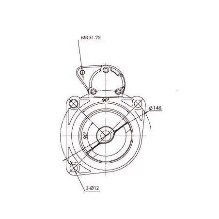 Electromotor Iveco Eurocargo UD03444S, AES8141, AEX1176, 0001360015, 0001360043, 0001368019
