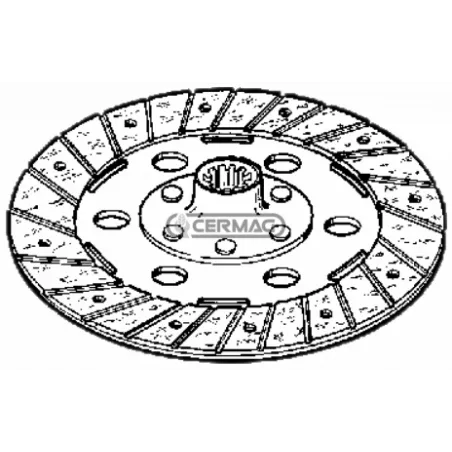 Disc Ambreiaj Carraro 160MM, CE15040, 15040