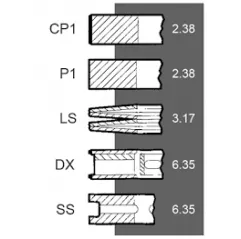 Set Segmenti Massey Ferguson 141158058, 84956,41158058, 745819M91, 745819Z91, 841521M91 Anglo Parts - 3