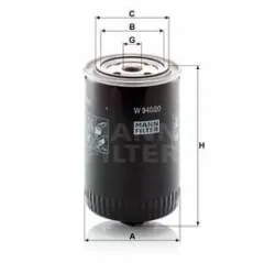 Filtru ulei john deere W940/20 LF3792