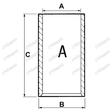 Camasa cilindru motor perkins 36-28 957E6055