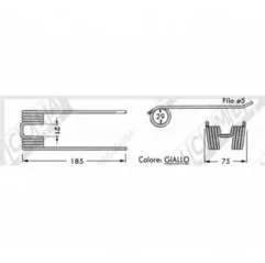 Ridicator Plante Sgrobati, 59.516, 59516, 700320 Agricola Ricambi - 1
