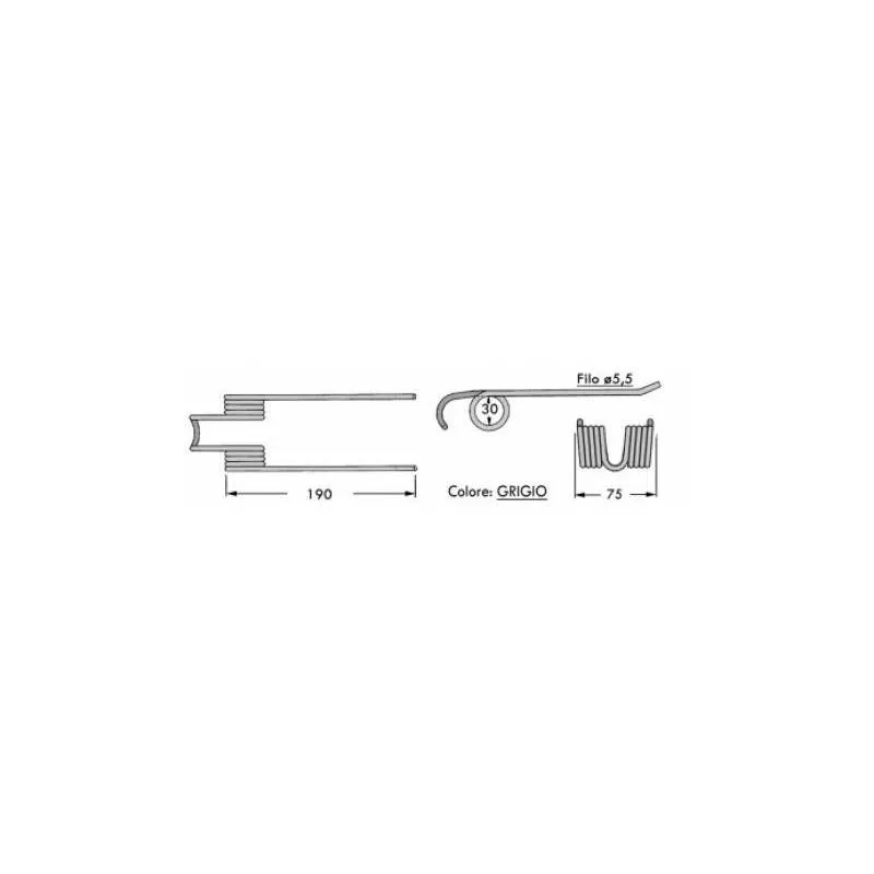 Arc Presa Baloti Gallignani, 59.0521-B,59.521B,59521B Agricola Ricambi - 1