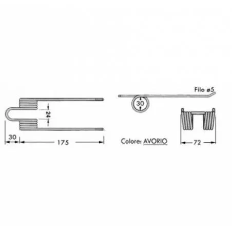 Arc Ridicator Plante, 59.517, LS50044 Agricola Ricambi - 1