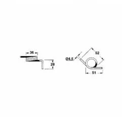 Arc Presa Balotat Welger, 61.116, 034328 Agricola Ricambi - 1