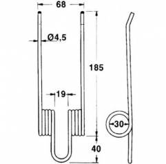 Ridicator Plante Balotiera New Holland, 80161367, 80161367N Jag - 1