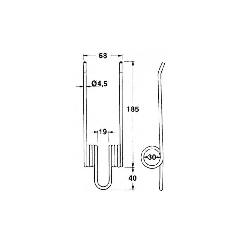 Ridicator Plante Balotiera New Holland, 80161367, 80161367N Jag - 1