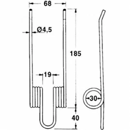 Ridicator Plante Balotiera New Holland, 80161367, 80161367N Jag - 1