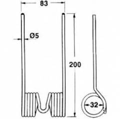 Ridicator Plante Balotiera MF, 59.530, 585136M1 Jag - 1