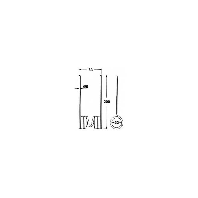 Ridicator Plante Balotiera MF, 59.530, 585136M1 Jag - 1