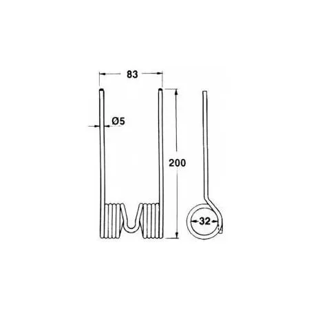 Ridicator Plante Balotiera MF, 59.530, 585136M1 Jag - 1