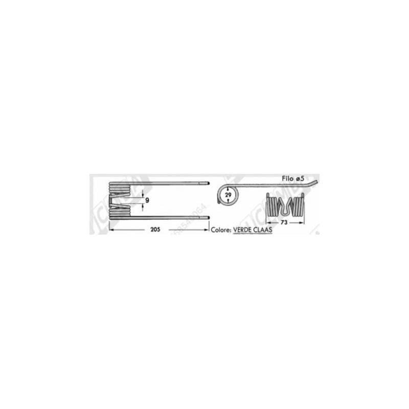Arc Alimentare Presa Baloti Claas, 59.533, 034380000  - 1