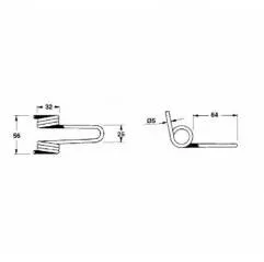 Arc Presa Balotat Sgorbati, 61.102 1111/10285 61102 Agricola Ricambi - 1