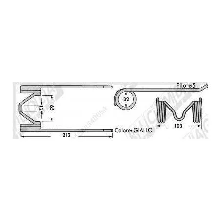 Arc Ridicator Plante Presa Baloti John Deere, 59.526-A, E17615EM