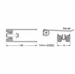 Dinte Presa Baloti AMA, 59.512, 59512, 902-042  - 1