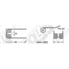 Ridicator Plante Heston, 59.564-A, 84012422 Agricola Ricambi - 1