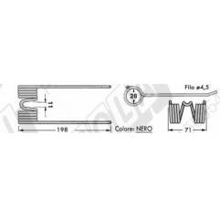 Ridicator Plante Presa Baloti AMA, 59.513, 59513 Agricola Ricambi - 1