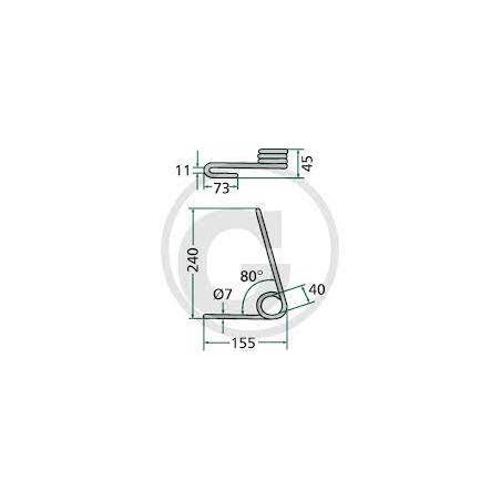 Dinte Grapa Semanatoare Isiria, 18010.ST-IV, 3142456M1