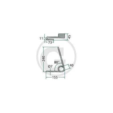 Dinte Grapa Semanatoare Isiria, 18010.ST-IV, 3142456M1