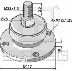 Rulment roata gaspardo F06160015 Jag - 1