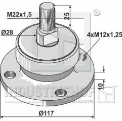Rulment roata gaspardo F06160015 Jag - 1
