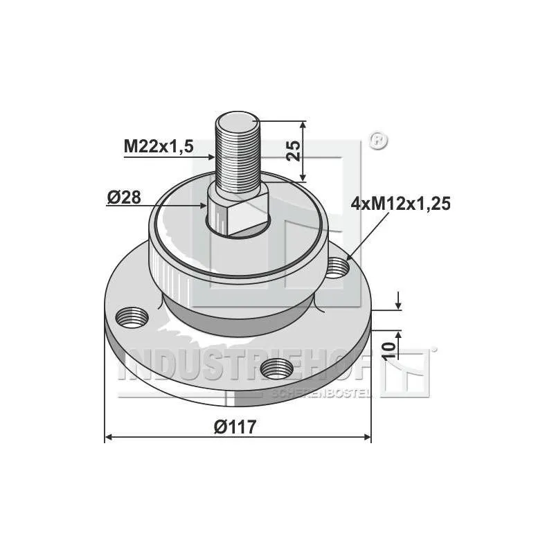 Rulment roata gaspardo F06160015 Jag - 1