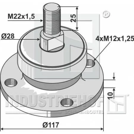 Rulment roata gaspardo F06160015 Jag - 1