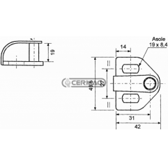 Inchizator universal usa tractor, CE62111, 62108