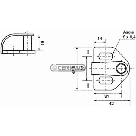 Inchizator universal usa tractor, CE62111, 62108