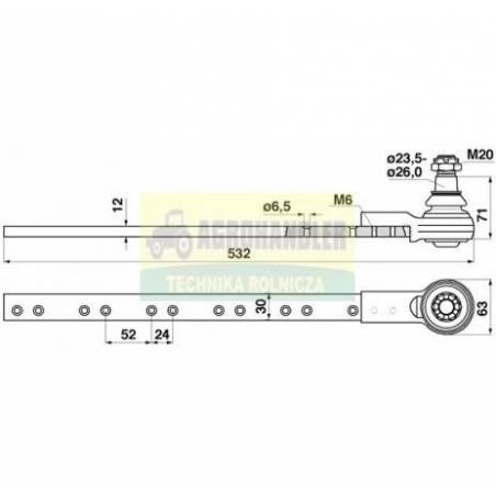 Capat Cutit Claas 6704061, 670406, 670406.1, 626411.1, 0006264111