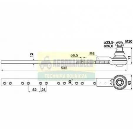 Capat Cutit Claas 6704061, 670406, 670406.1, 626411.1, 0006264111