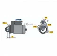 Electromotor Pornire Claas 12V- 3KW- 9 Dinti, 37814274, 1053560, 6853810, 6853810  - 1
