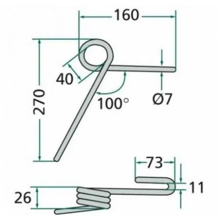 Dinte Grapa Spate Lemken, 3537046, D033299