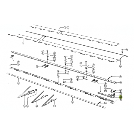 Capat cutit combina Claas Dominator, Mega 670142-G