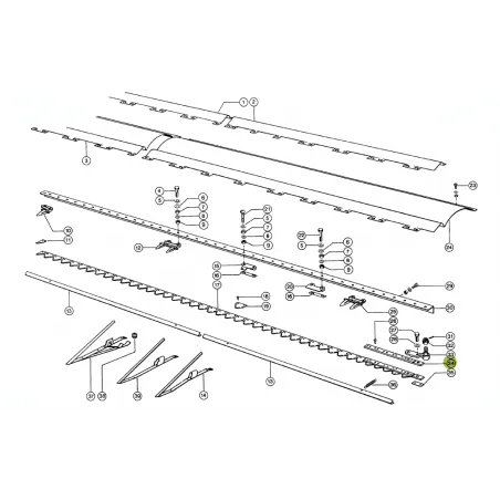 Capat cutit combina Claas Dominator, Mega 670142-G